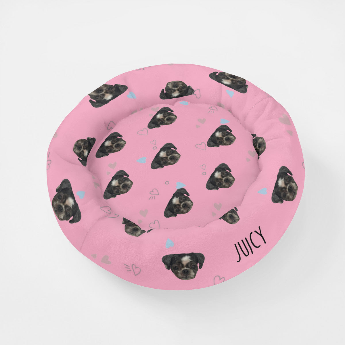 LT_Pet5 Flannel Round Pet Bed (23X23in)