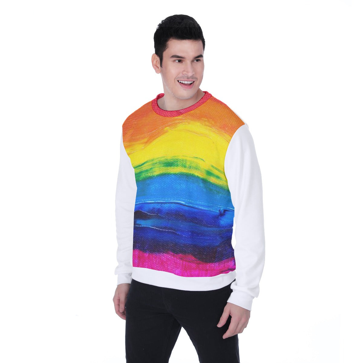 All-Over Print Men's Heavy Fleece Sweatshirt