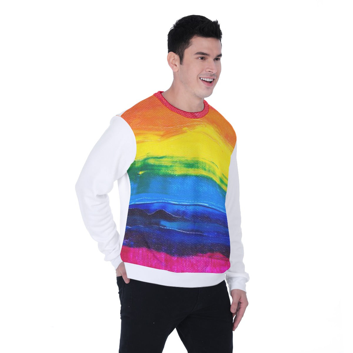 All-Over Print Men's Heavy Fleece Sweatshirt