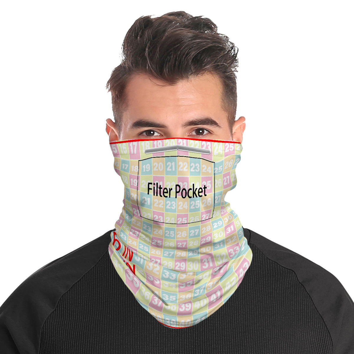 Printed Snood Scarf/Bandana