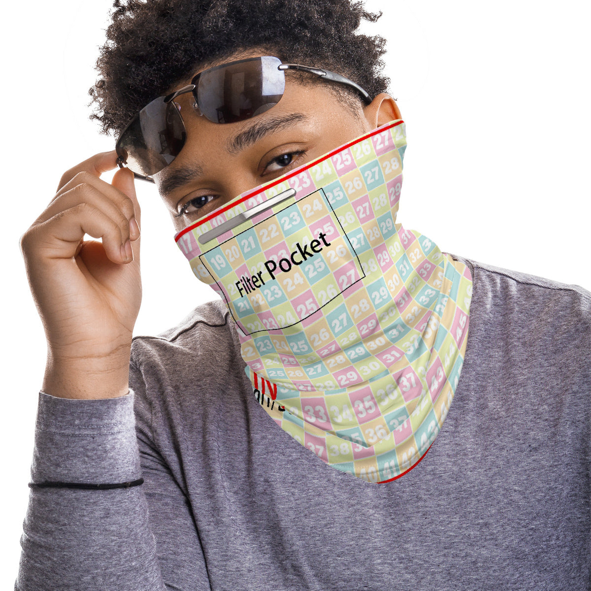 Printed Snood Scarf/Bandana