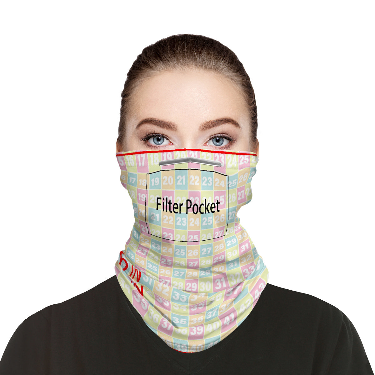 Printed Snood Scarf/Bandana
