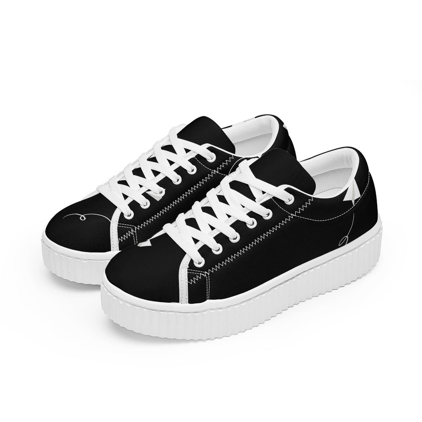 SF_F53 Women's Low Top Platform Sneaker0721