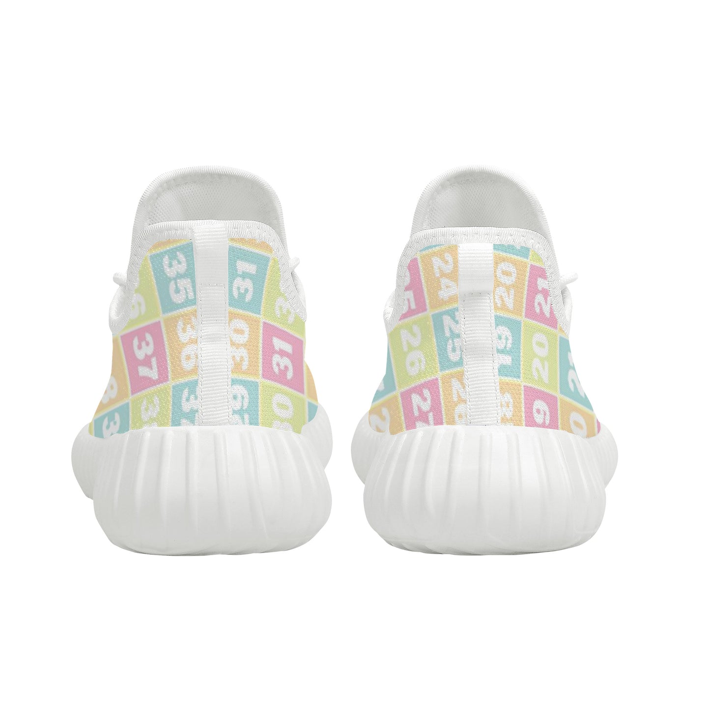 D19 Mesh Knit Sneakers - White