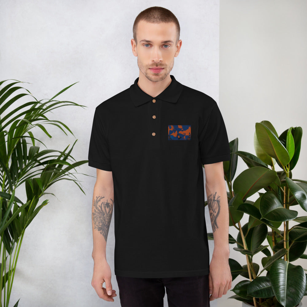 0628 Embroidered Polo Shirt