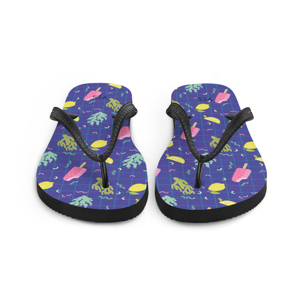 Blue Flip-Flops