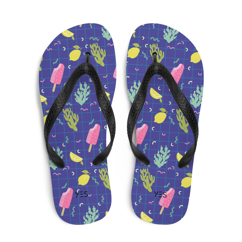 Blue Flip-Flops