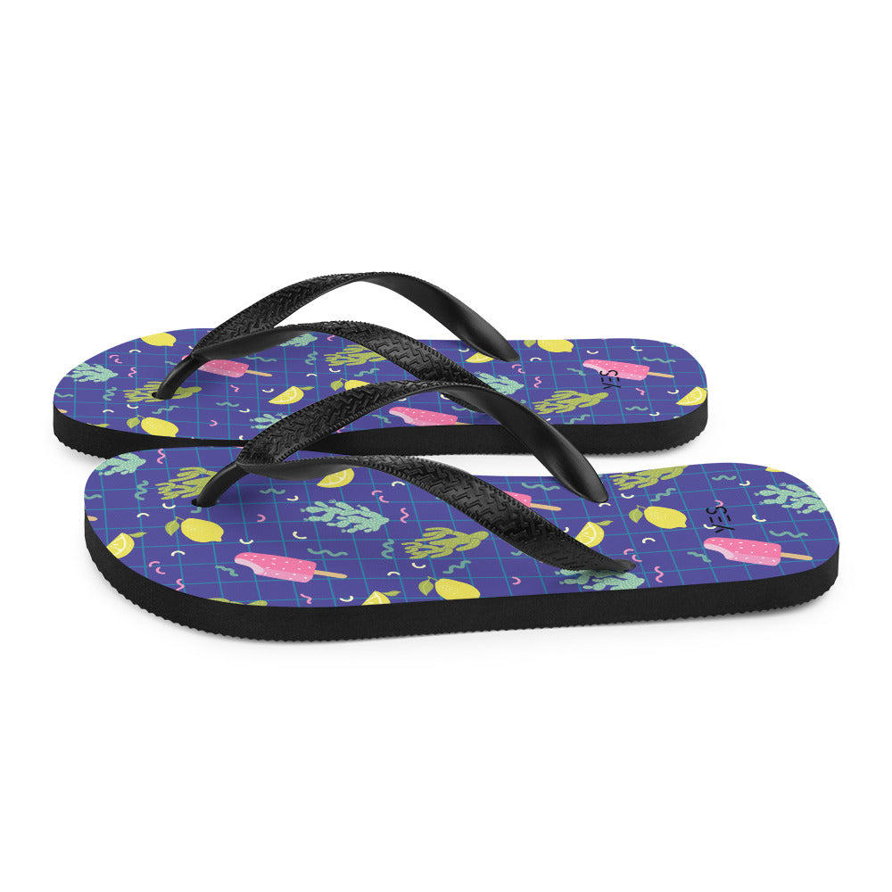 Blue Flip-Flops